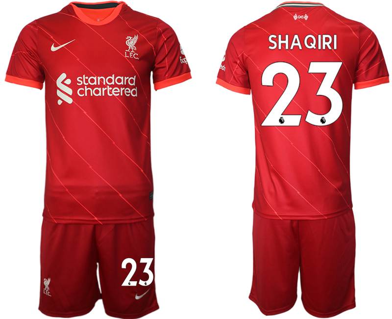 Men 2021-2022 Club Liverpool home red #23 Soccer Jersey